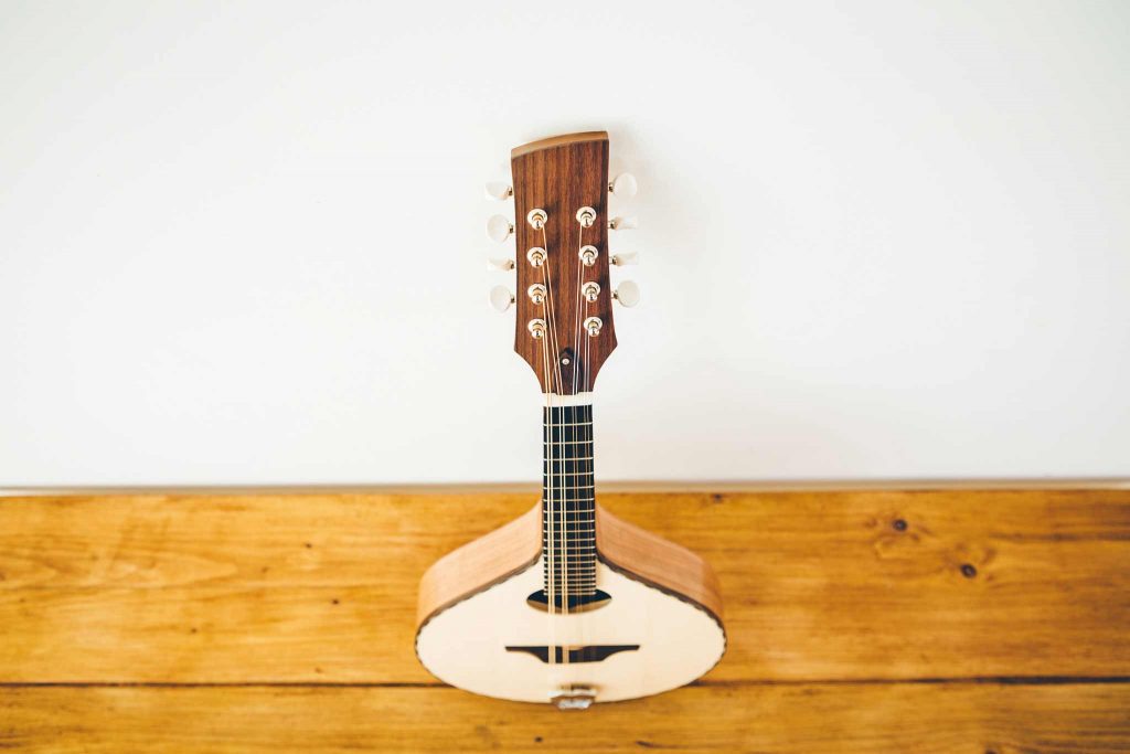 A mandolin made by Cas Davey