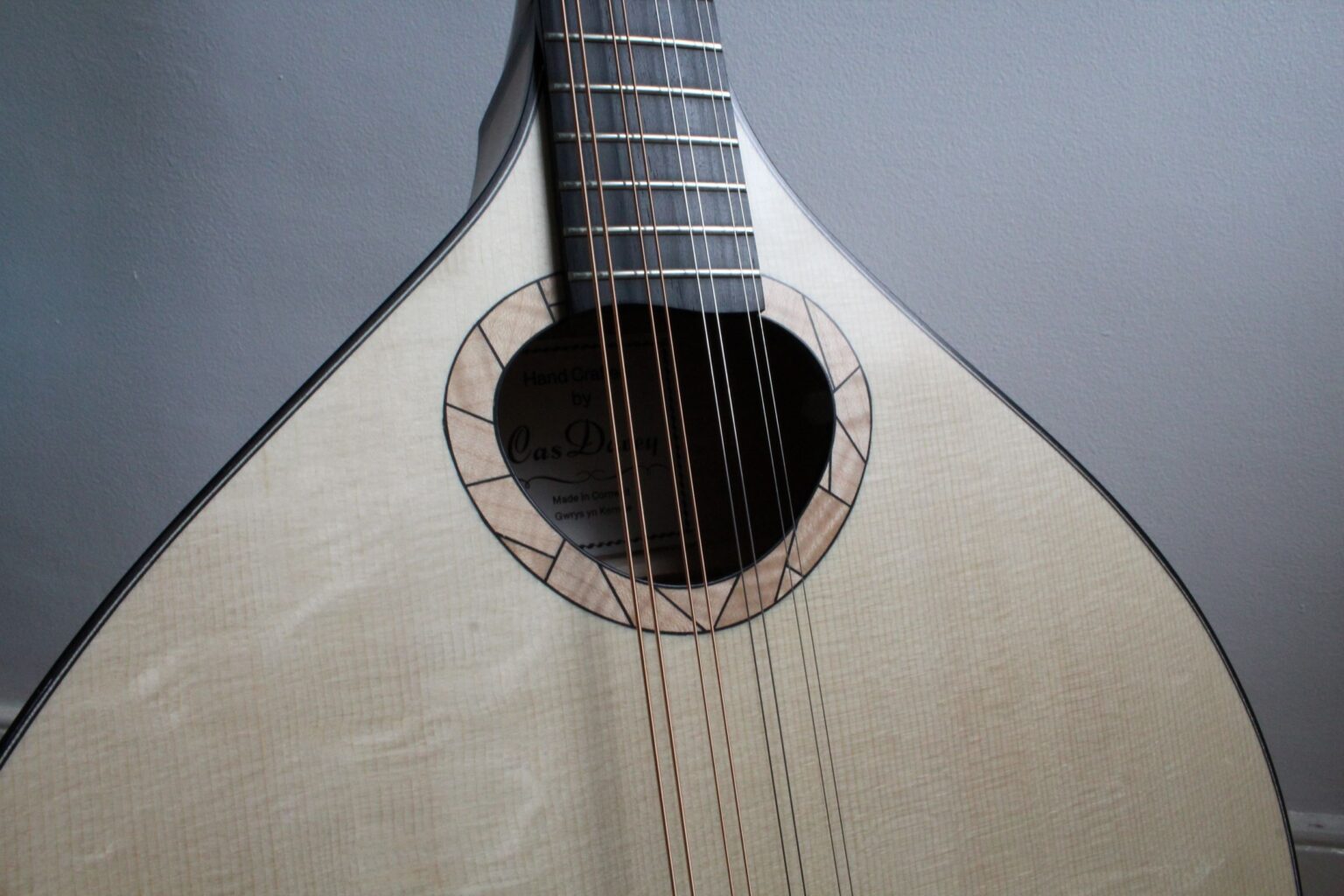 Handmade Flame Maple Irish Bouzouki Davey Mandolins